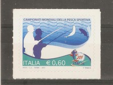 Italia Repubblica 2011) Campionati mondiali di pesca sportiva MNH