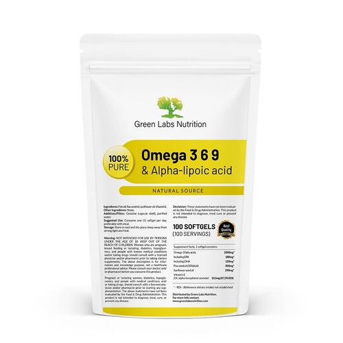 Omega softgel con - omega, 3-6-9