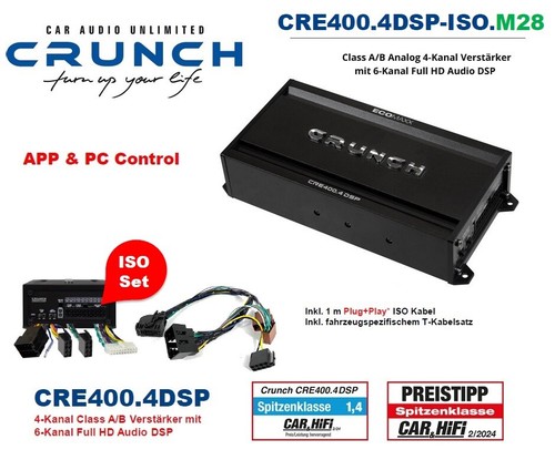 Amplificatore dsp crunch - amplificatore,