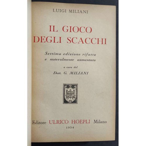 Gioco degli scacchi - degli, l