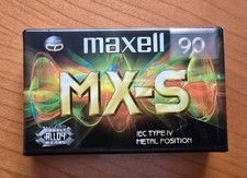 Audiocassetta Maxell MX-S 90