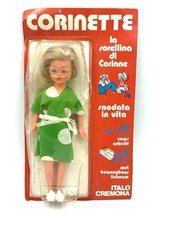 1970# CORINNE DOLL  STILE ESSE FURGA  BAMBOLA ITALOCREMONA CORINETTE #NIB EP