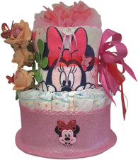 Torta Di Pannollini Rosa