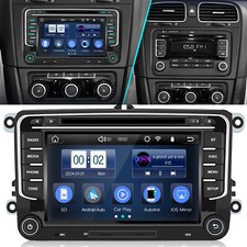 DAB+ Android AUTO autoradio Carplay GPS per VW Golf 5 6 Polo 6R Touran Tiguan BT