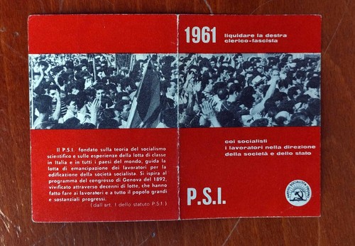 Tessera partito socialista - partito,
