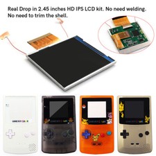 Kit LCD retroilluminazione IPS menu drop in per Gameboy Color GBC con schermo modellato
