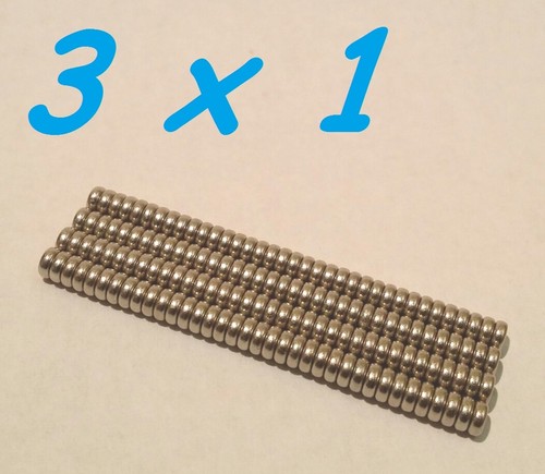 Magneti neodimio 3x1 mm - 3x1,