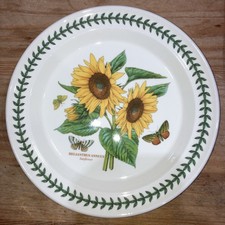 Piatto da portata Portmeirion giardino botanico 10,5 pollici / 26,5 cm girasole 