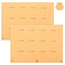  Adesivi per etichette per vino Kraft vuoti Etichette adesive per bottiglie di