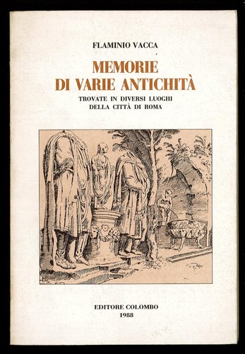 Memorie varie antichità - memorie, di
