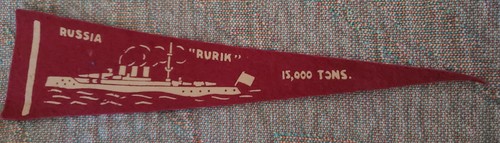 Ww1 russia navy cruiser rurik - russia,