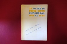 Catalogo 30 Opere di Primo Conti 1911-24 Galleria San Matteo Genova Futurismo