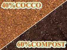 COMPOST Terriccio PURO ECOSOSTENIBILE SENZA TORBA 60% COMPOST VEGETALE 40% COCCO