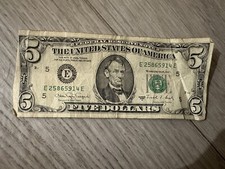 Banconota dollari americani - banconota, 5