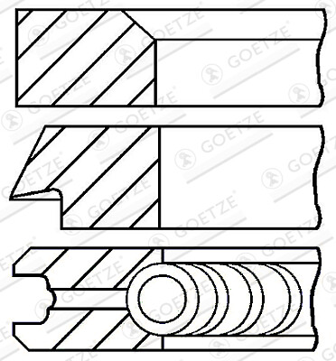 Goetze engine anello del - engine,