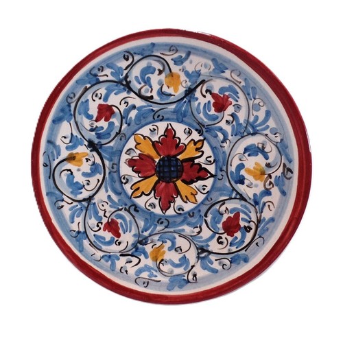 Piatto decorato mano in - piatto,