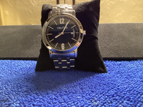 Nautica blue dial with day - nautica,