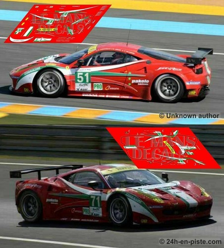 Decalcomanie ferrari 458 - ferrari,