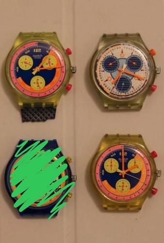 Swatch casse chrono per