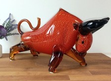 Toro XL scultura vetro figura