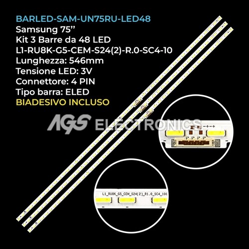 Kit barre strip led tv - barre,