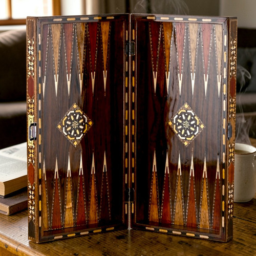 Set backgammon lusso fatto - set,
