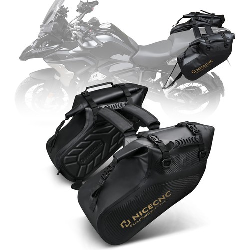 Coppia borse sella moto - sella,
