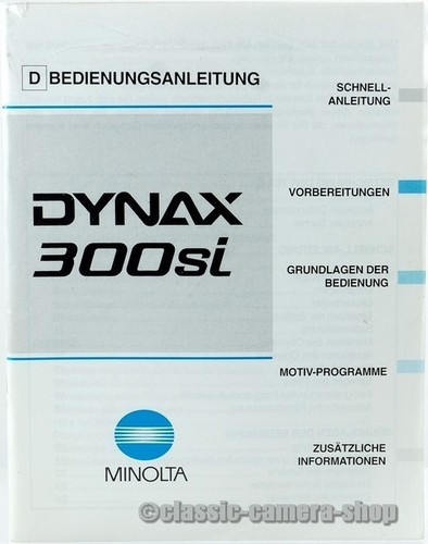 Minolta manuale istruzioni - manuale, di