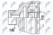 Kit giunti albero motore NTY