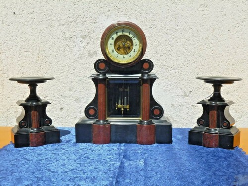 Antico trittico orologio - antico,