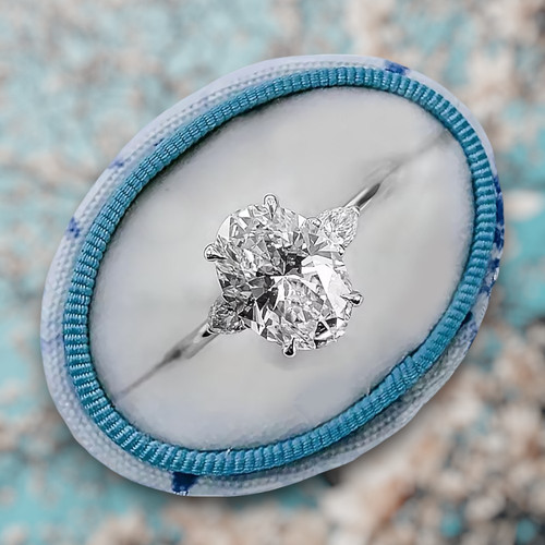 Anello fidanzamento oro - di, in