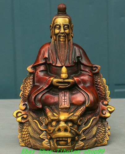 Statua cina bronzo - 10", puro