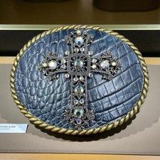 Western Cross Belt Buckle