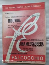 NARCISO PARIGI "INDOVINA" - CLAUDIO VILLA "LUNA MESSAGGERA" - 1953 - ED. FALCOCC