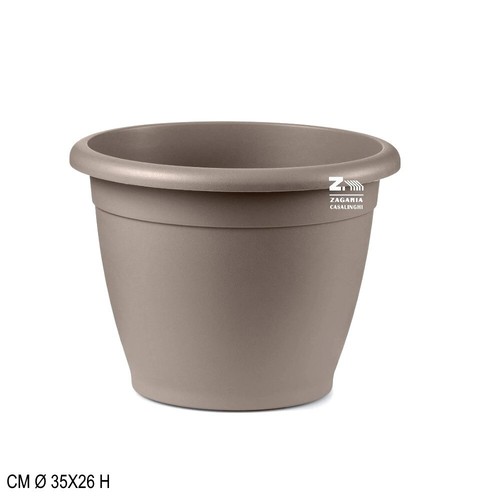 Vaso tondo naxos plastica - in,