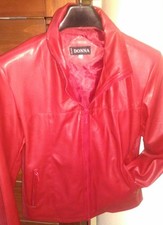 Giubbotto in ecopelle donna