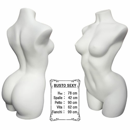 Manichino busto femminile sexy - manichino,