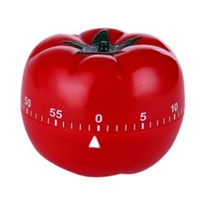 Timer da cucina meccanico a forma di pomodoro, sveglia per lo studio a casa