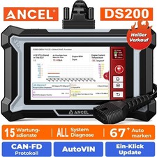 2025 ANCEL DS200 Elite dispositivo diagnostico professionale auto OBD2 scanner TPMS EPB SAS DPF