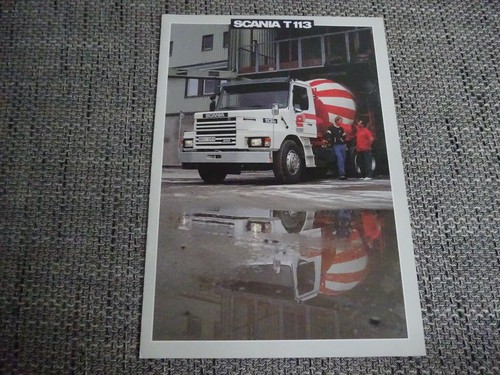 Brochure scania 113 camion - scania,