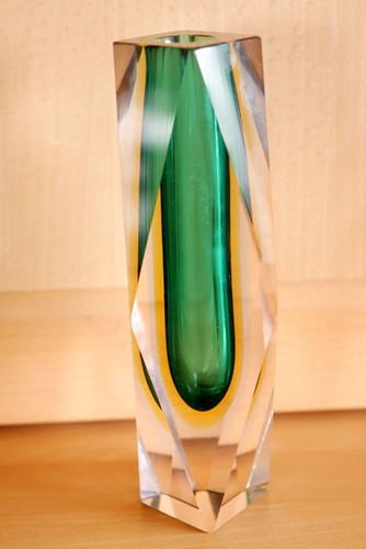 Vaso vetro murano mid - in,