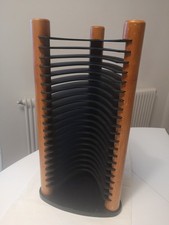 Porta CD da tavolo in legno design post moderno