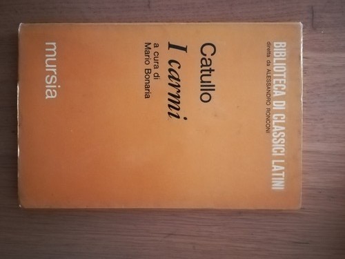 Carmi catullo mursia - i,