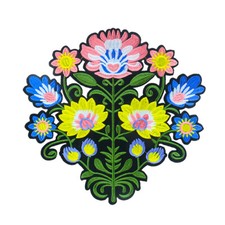 Grande fiore ricamato applique