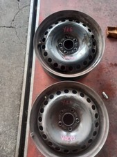 N. 2  CERCHI IN FERRO  VOLVO	 5 FORI - 16" - 6,5J 16 ET52,5      Y-16