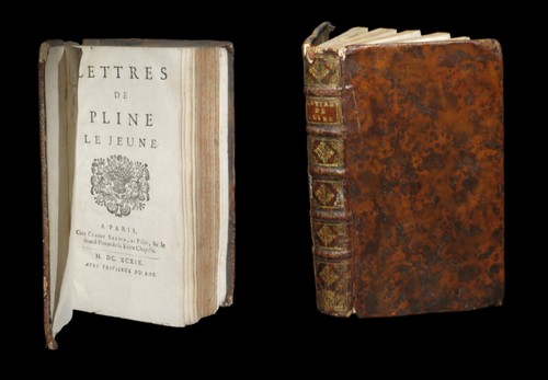 Reliure dauphin couronné - reliure,