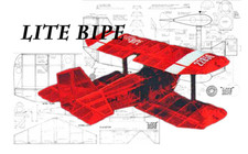Lite Bipe Fun Fly Biplano 33"