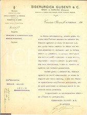 1900 CARCINA (BS) Alfredo GLISENTI cannoni antigrandine