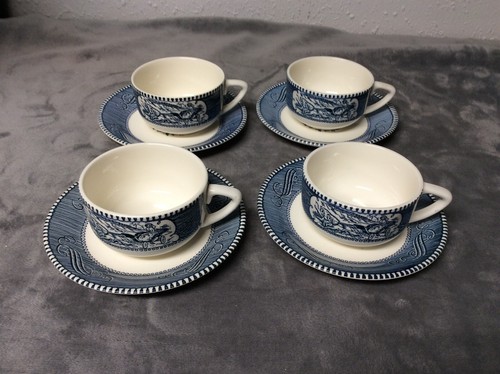 Set tazze piattini - piattini, currier