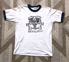 Camicia Harley Davidson vintage anni 80 Shovelhead Ringer T Small PER LA MIGLIORE TESTA RARA